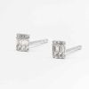Mondevio Silver Bead Hoop Earrings