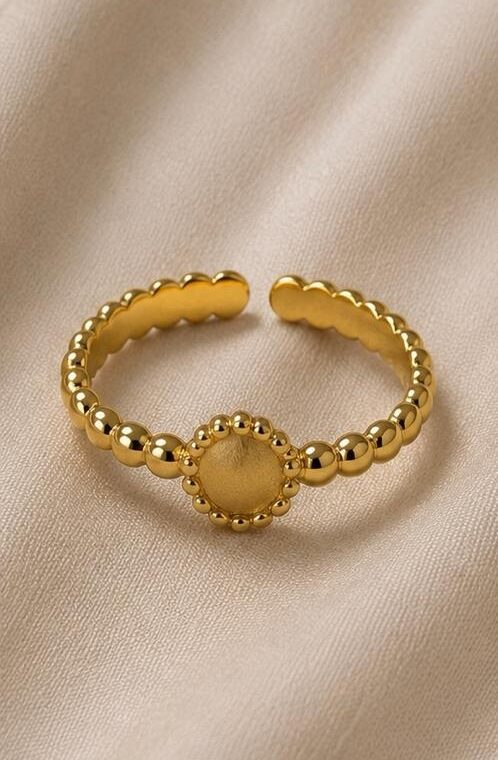 Anillo Esfera Champagne