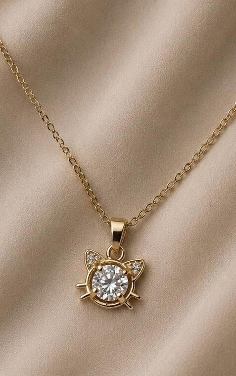 Collar Gato de Cristal