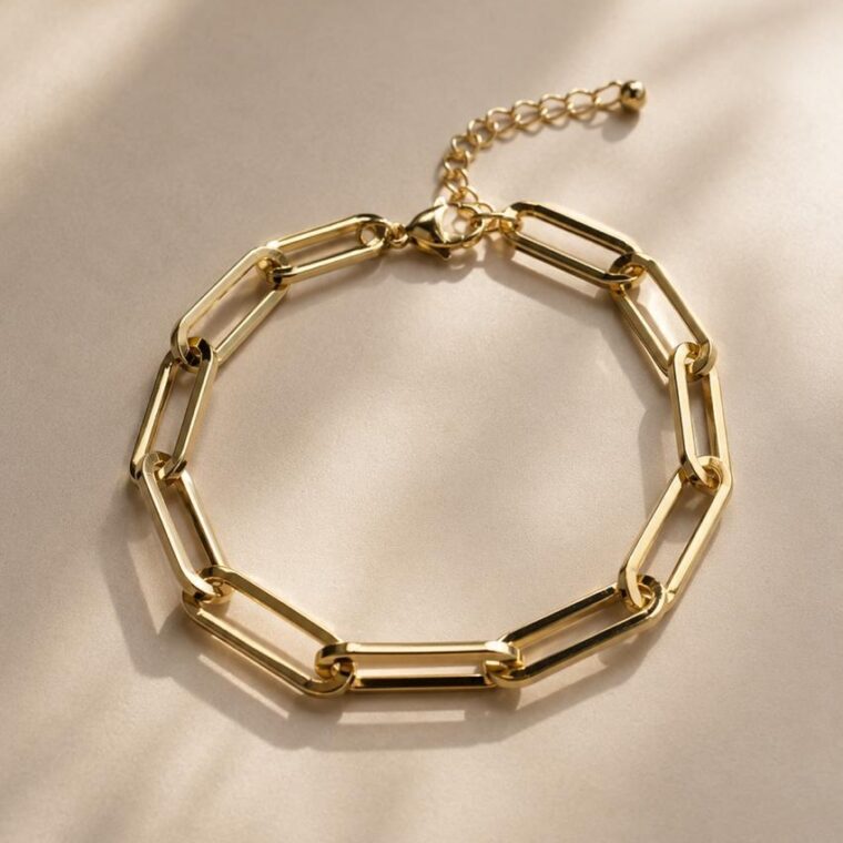 Pulsera Eslabones Dorados