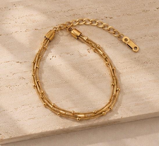 Pulsera Doble Cadena