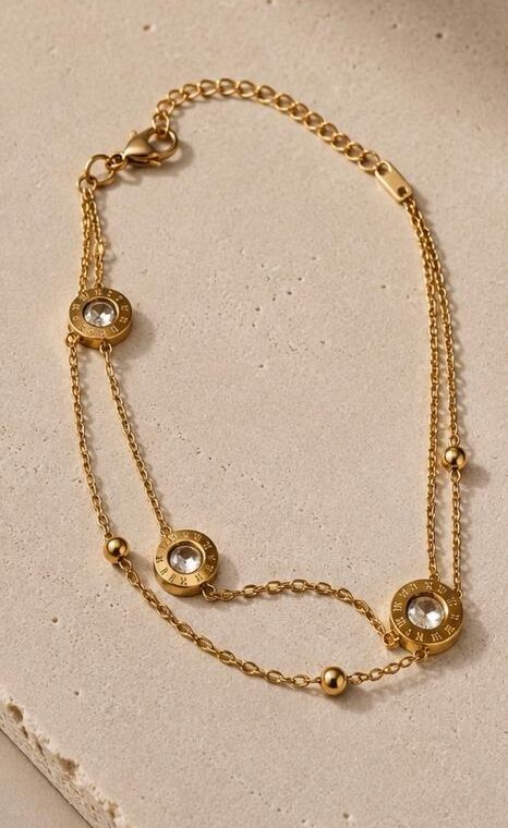 Pulsera Cristales Blancos