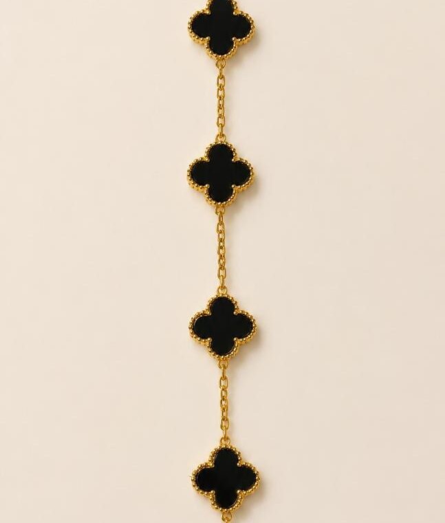 Pulsera Trébol Negro